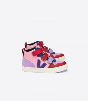 Kids Veja V-10 Mid Chromefree Veja X Make My Trainers Multicolor KSA | DVI-3468