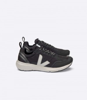 Mens Veja Condor 2 Alveomesh Trainers Black / Grey KSA | LSK4HE