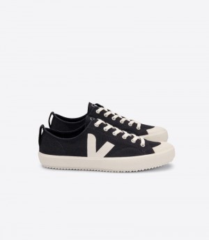 Mens Veja Nova Trainers Black / White KSA | KNX-0816