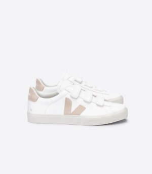 Mens Veja Recife Chromefree Leather Trainers White / Beige KSA | HIZIYV