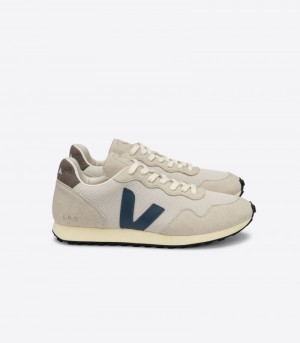 Mens Veja Sdu REC Alveomesh Trainers Beige / Indigo KSA | TDI-1019