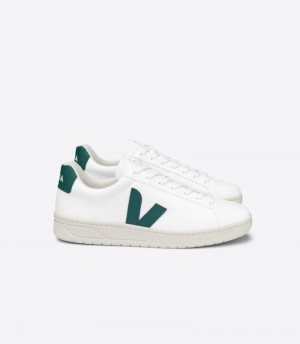 Mens Veja Urca CWL Trainers White / Green KSA | IDU9AG