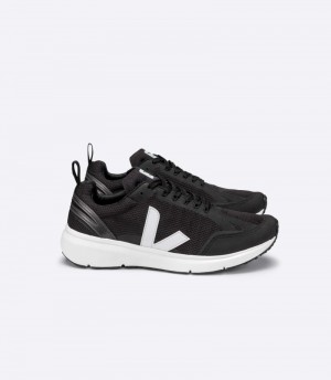 Womens Veja Condor 2 Alveomesh Trainers Black / White KSA | 0T7QMI