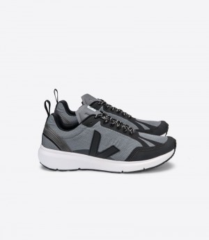 Womens Veja Condor 2 Alveomesh Trainers Black / Grey KSA | HBWGRU