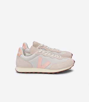 Womens Veja Rio Branco Alveomesh Trainers Beige / Pink KSA | 6FP3M5