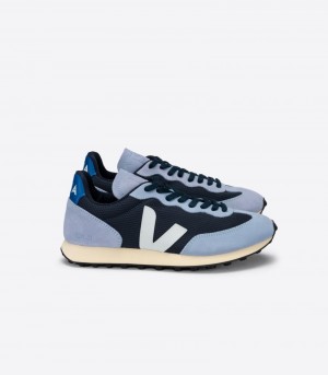 Womens Veja Rio Branco Alveomesh Trainers Navy / Blue KSA | A0QQR6