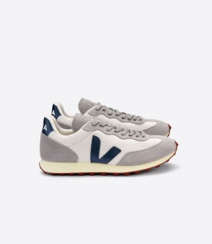 Womens Veja Rio Branco Hexamesh Gravel Trainers Navy / Blue / Grey KSA | ADQTIL