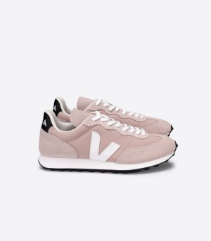 Womens Veja Rio Branco Ripstop Trainers Pink / White KSA | HIW3AW