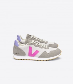 Womens Veja Sdu REC Alveomesh Trainers Light Grey / Purple KSA | AWL-1852