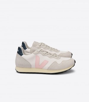 Womens Veja Sdu REC Alveomesh Trainers White / Beige / Pink KSA | TPO-1225