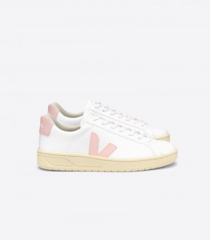 Womens Veja Urca CWL Trainers White / Pink KSA | B9XMV0