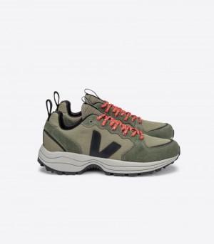 Womens Veja Venturi Ripstop Trainers Olive / Black KSA | D6A6FU