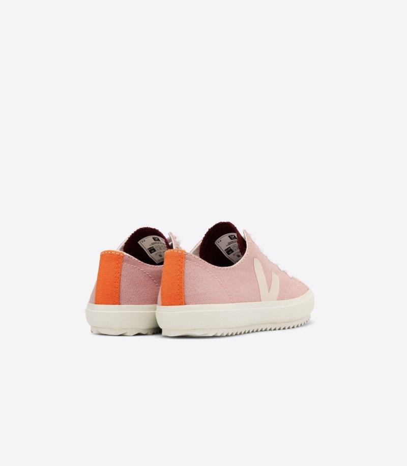 Kids Veja Flip Canvas Trainers Pink KSA | QAJ-6018