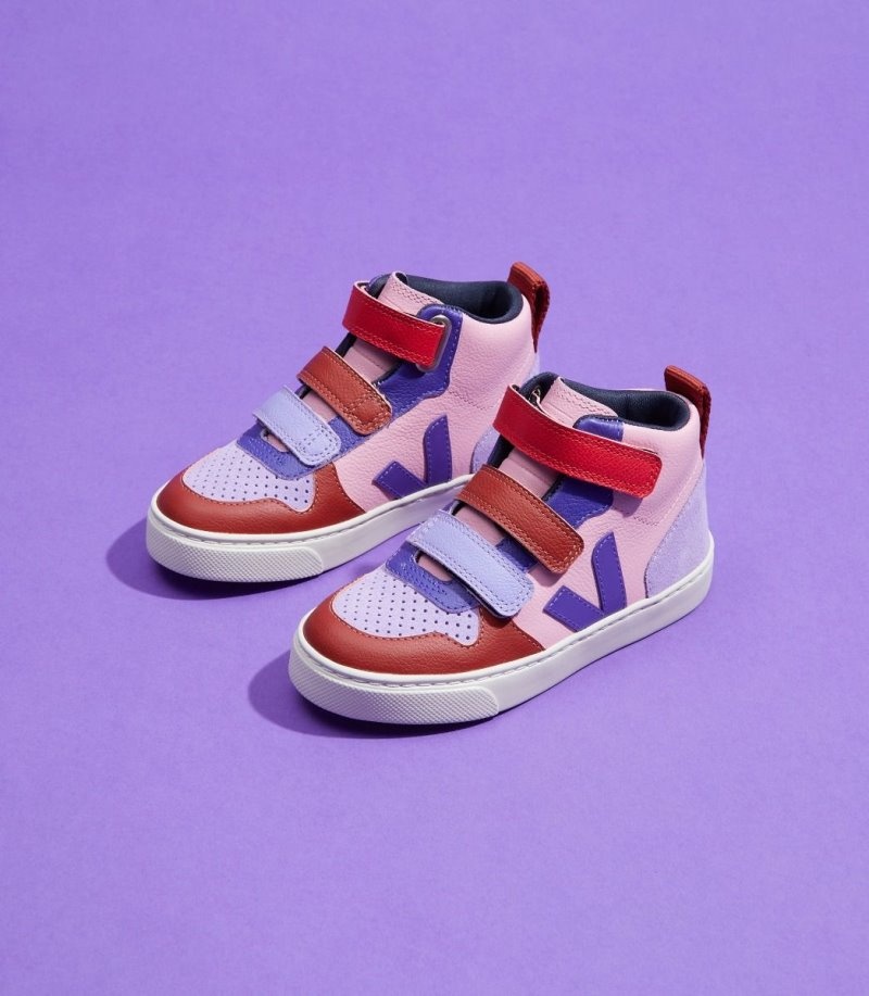 Kids Veja V-10 Mid Chromefree Veja X Make My Trainers Multicolor KSA | DVI-3468