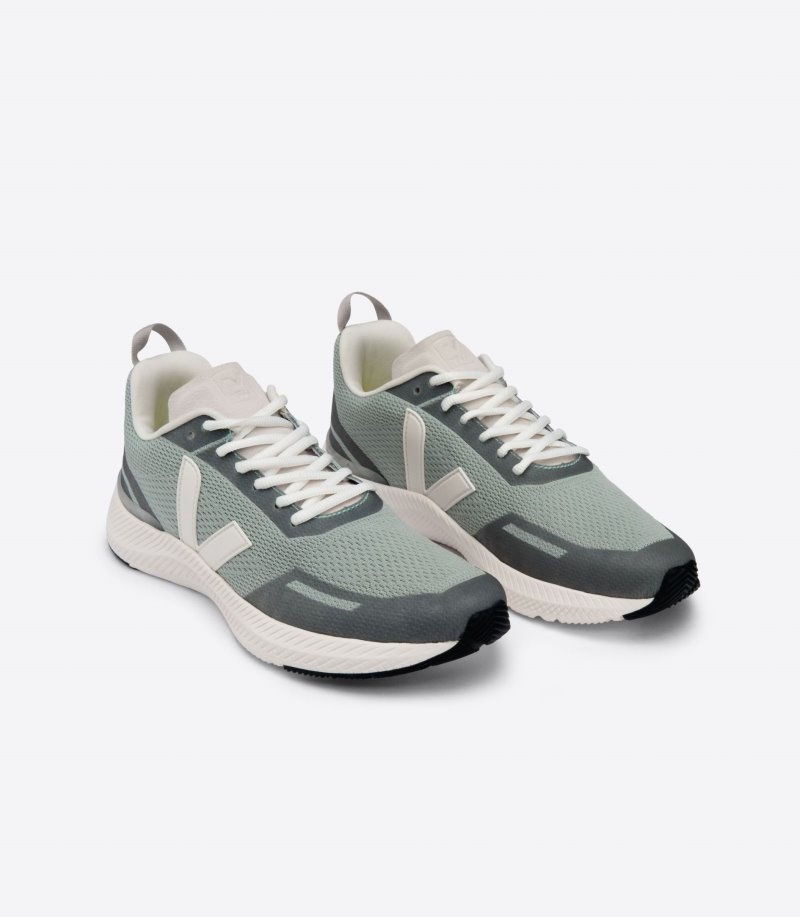 Mens Veja Impala Jacquard Trainers Light Green / Cream KSA | NNS71M