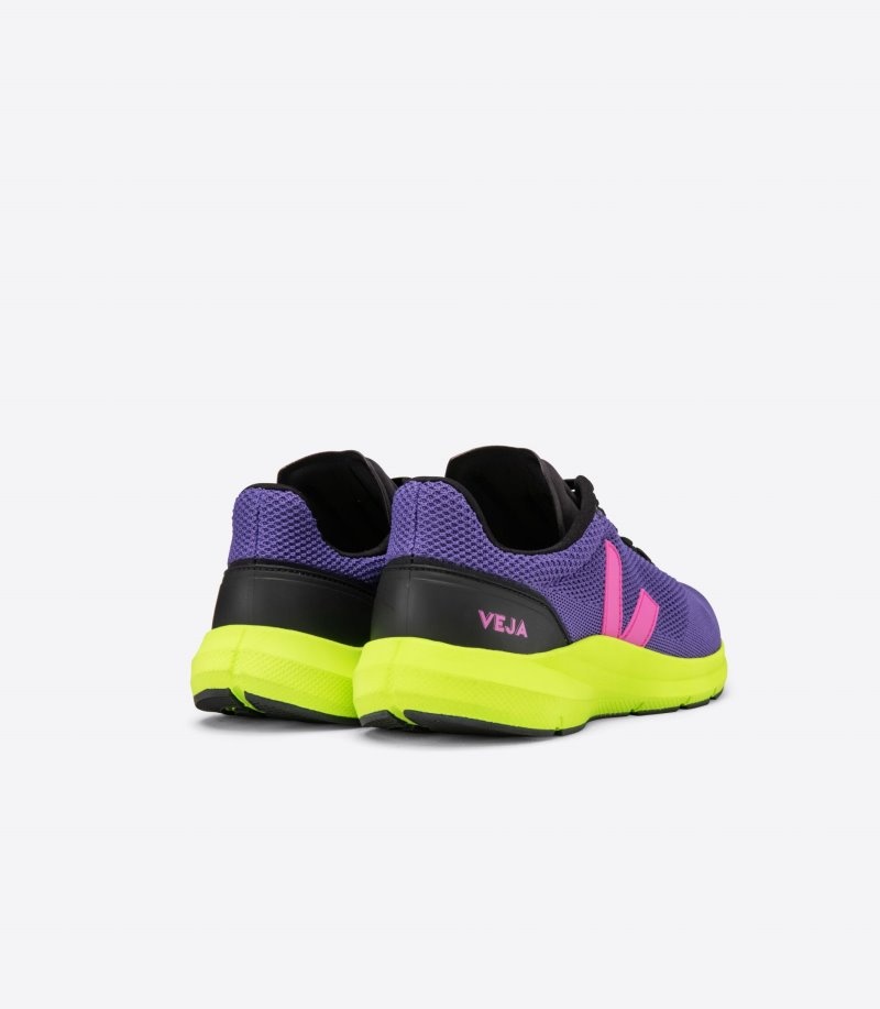 Mens Veja Marlin Lt V Knit Trainers Purple / Rose / Yellow KSA | NU37BB