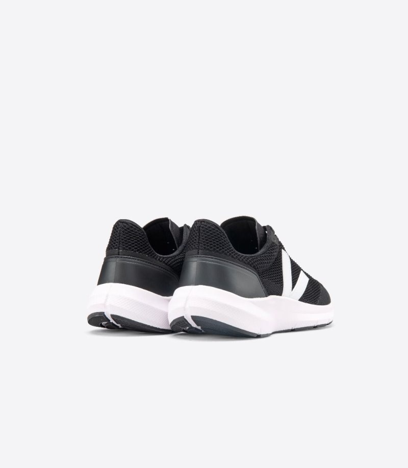 Mens Veja Marlin V-knit Trainers Black / White KSA | YKRBC4