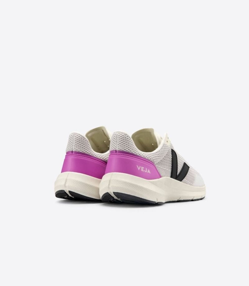 Mens Veja Marlin V-knit Trainers Pink / Black / Purple KSA | 6N7L2F