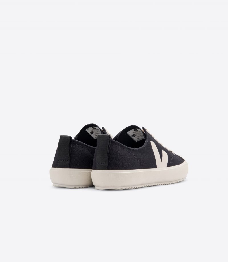 Mens Veja Nova Trainers Black / White KSA | KNX-0816