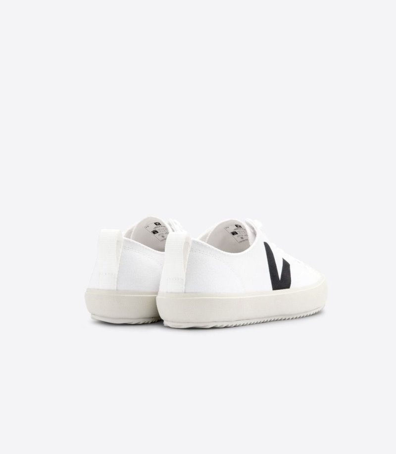 Mens Veja Nova Trainers White / Black KSA | XHV-8314