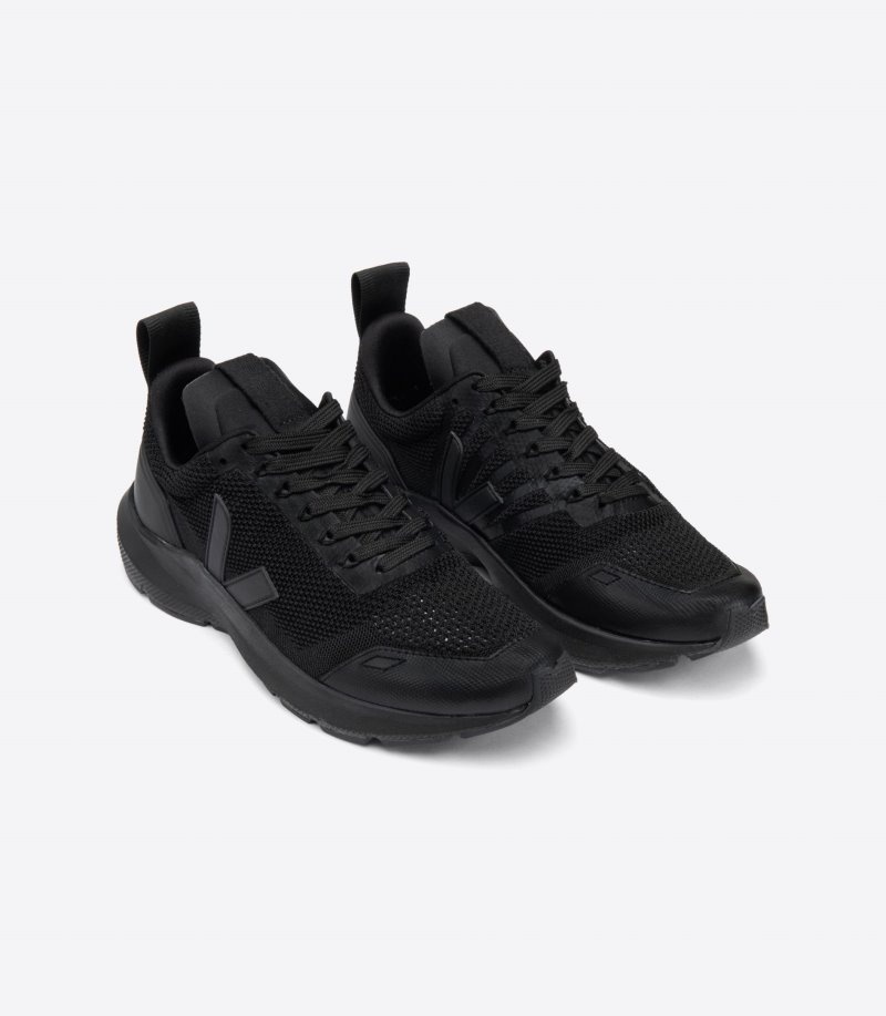 Mens Veja Performance Runner V-knit Veja X Rick Owens Trainers Black KSA | NHS37G