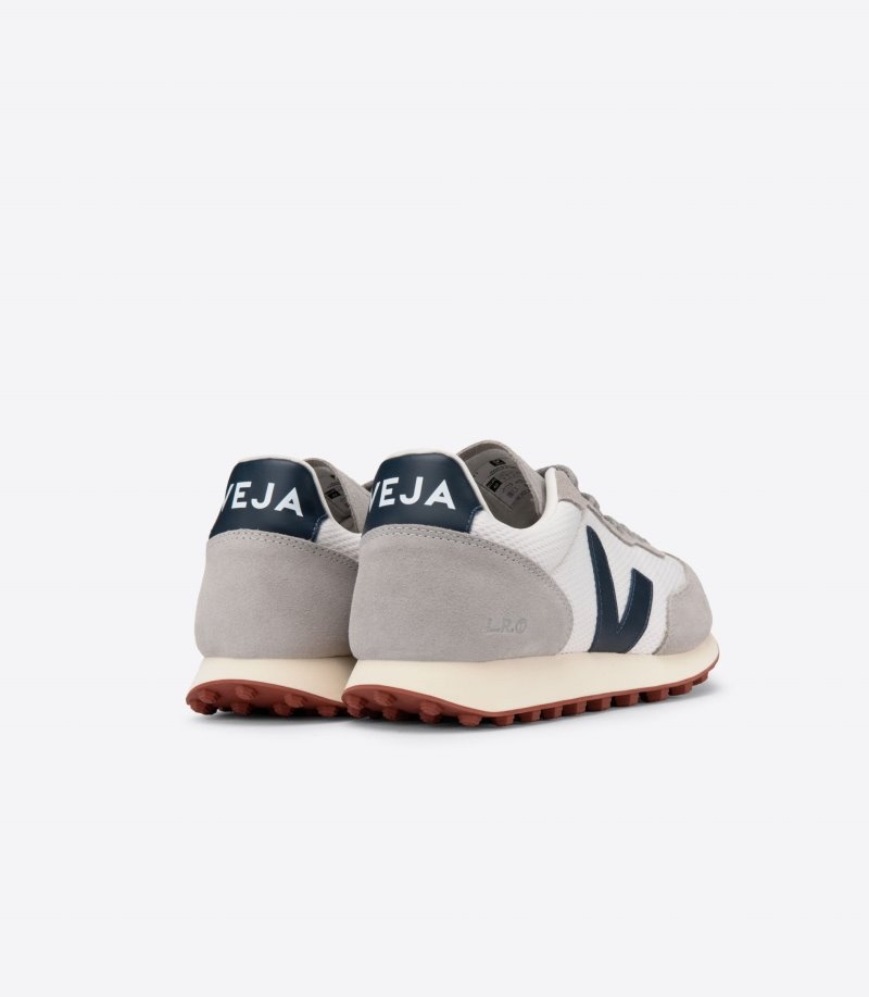 Mens Veja Rio Branco Alveomesh Trainers Grey / White / Indigo KSA | X3LPQ1