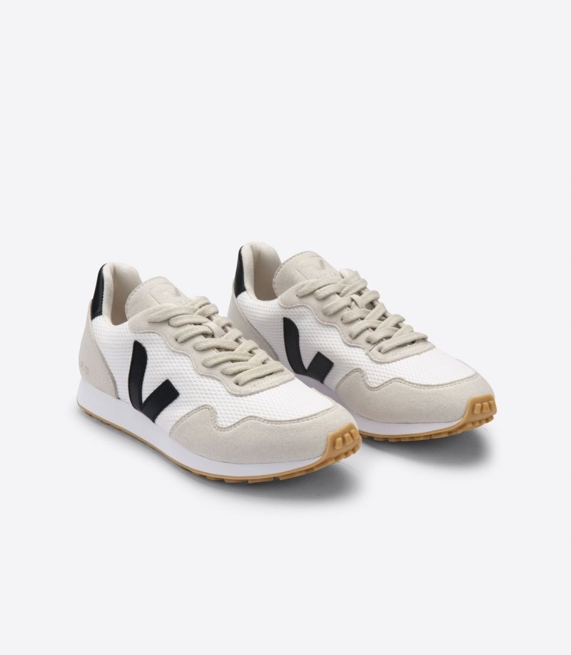 Mens Veja Sdu REC Alveomesh Trainers White / Black / Beige KSA | BYC-6938