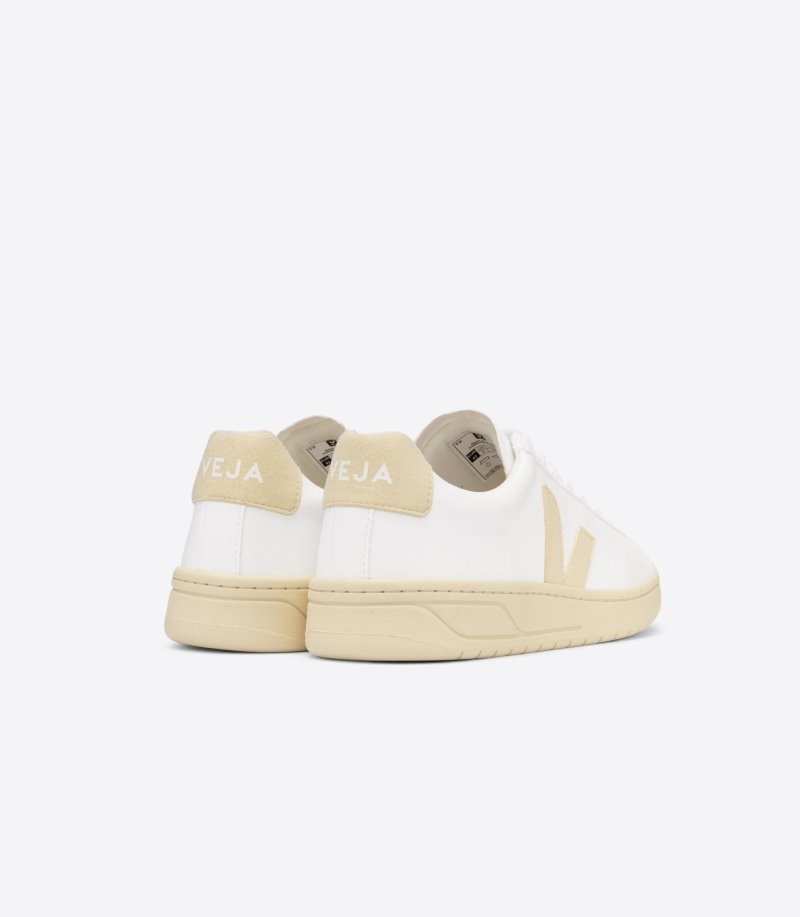 Mens Veja Urca CWL Trainers White / Beige KSA | KGD6XQ