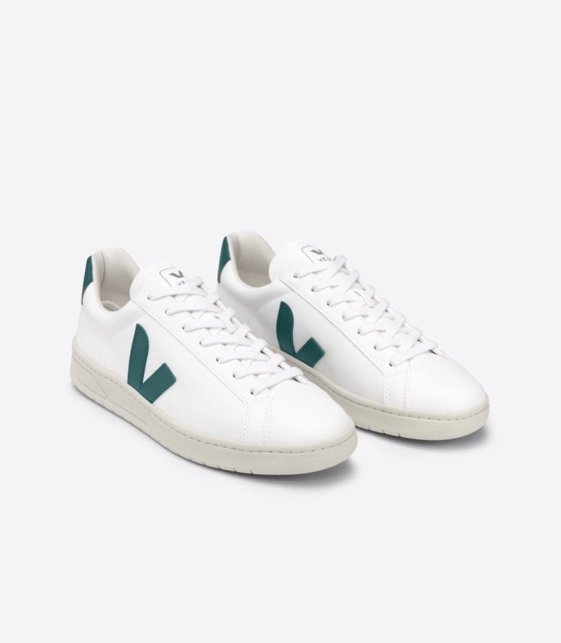 Mens Veja Urca CWL Trainers White / Green KSA | IDU9AG