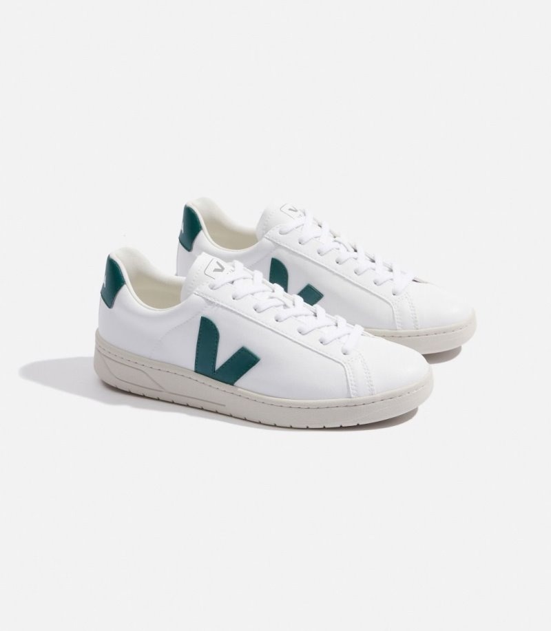 Mens Veja Urca CWL Trainers White / Green KSA | IDU9AG