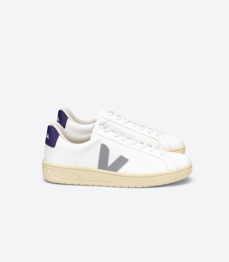 Mens Veja Urca CWL Trainers White / Grey / Purple KSA | HXQTNF