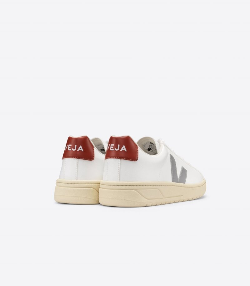 Mens Veja Urca CWL Trainers White / Grey / Red KSA | RVWE0B