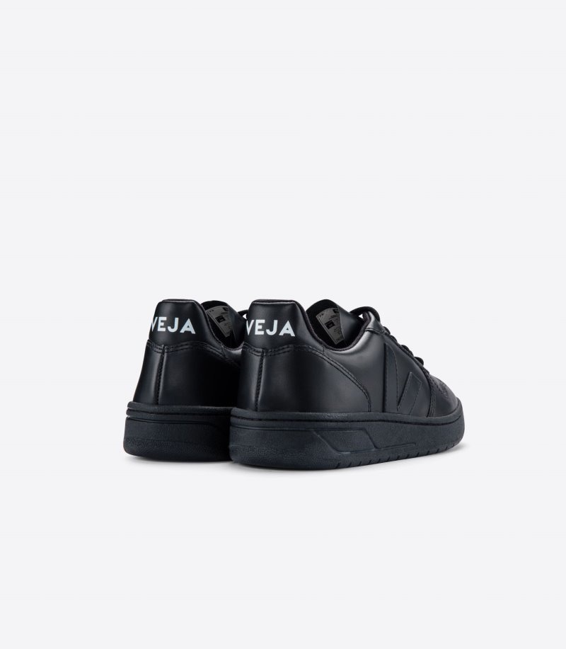 Mens Veja V-10 CWL Trainers Black KSA | QWMYX3