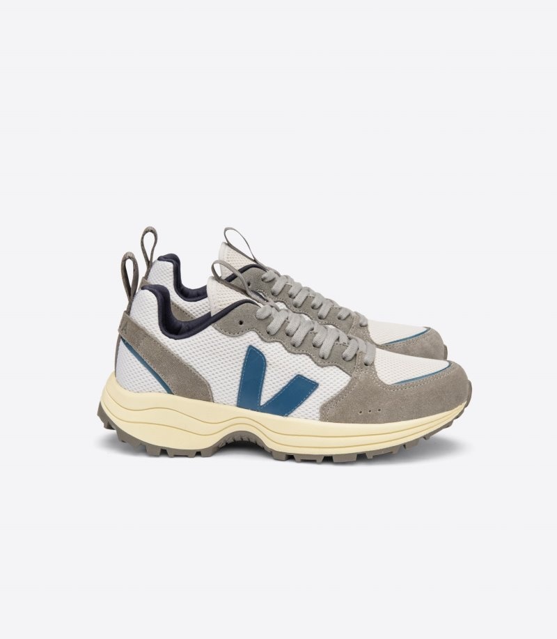 Mens Veja Venturi Alveomesh Trainers Grey / Blue KSA | J06YGF