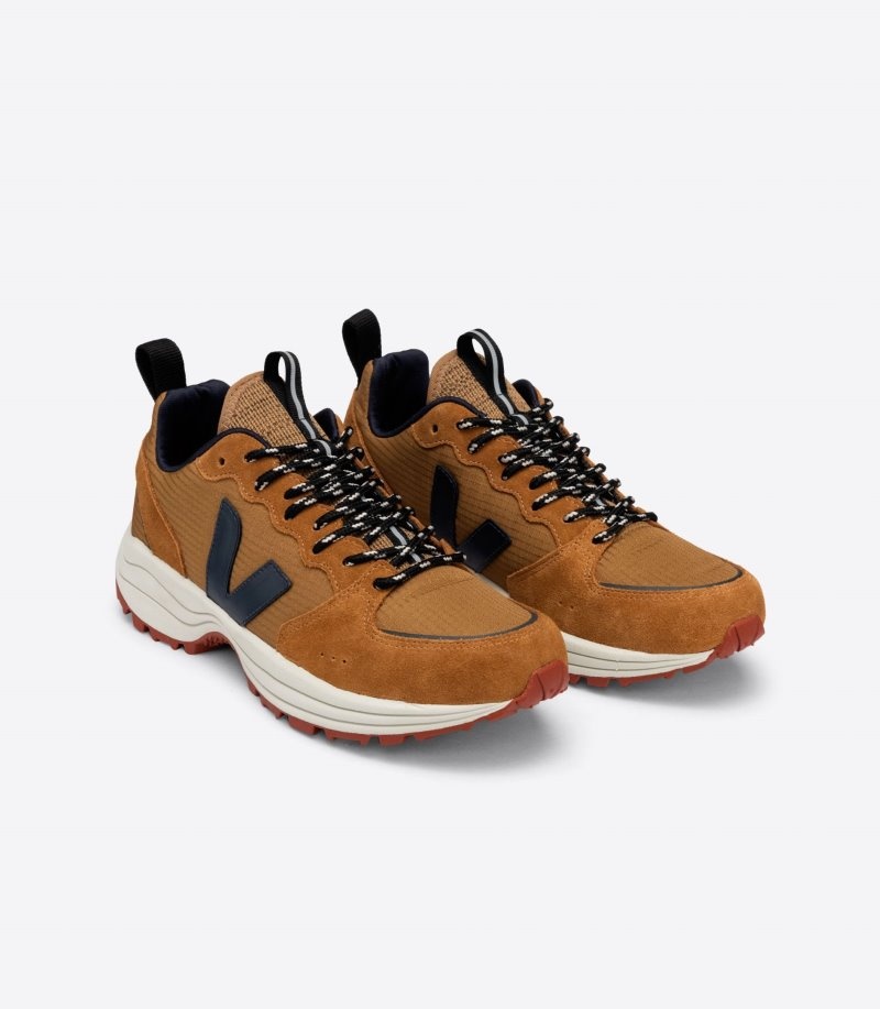 Mens Veja Venturi Ripstop Tent Trainers Brown KSA | NK3ED3