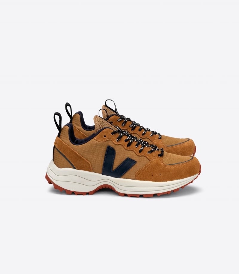 Mens Veja Venturi Ripstop Tent Trainers Brown KSA | NK3ED3