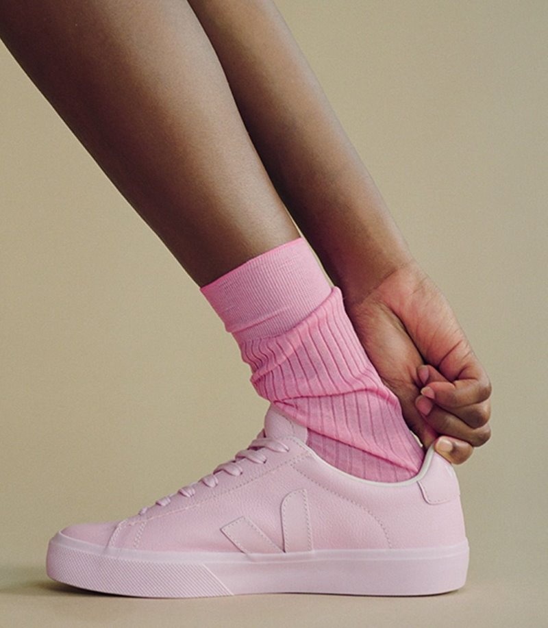 Womens Veja Campo Veja X Mansur Gavriel Trainers Pink KSA | 8T0O27