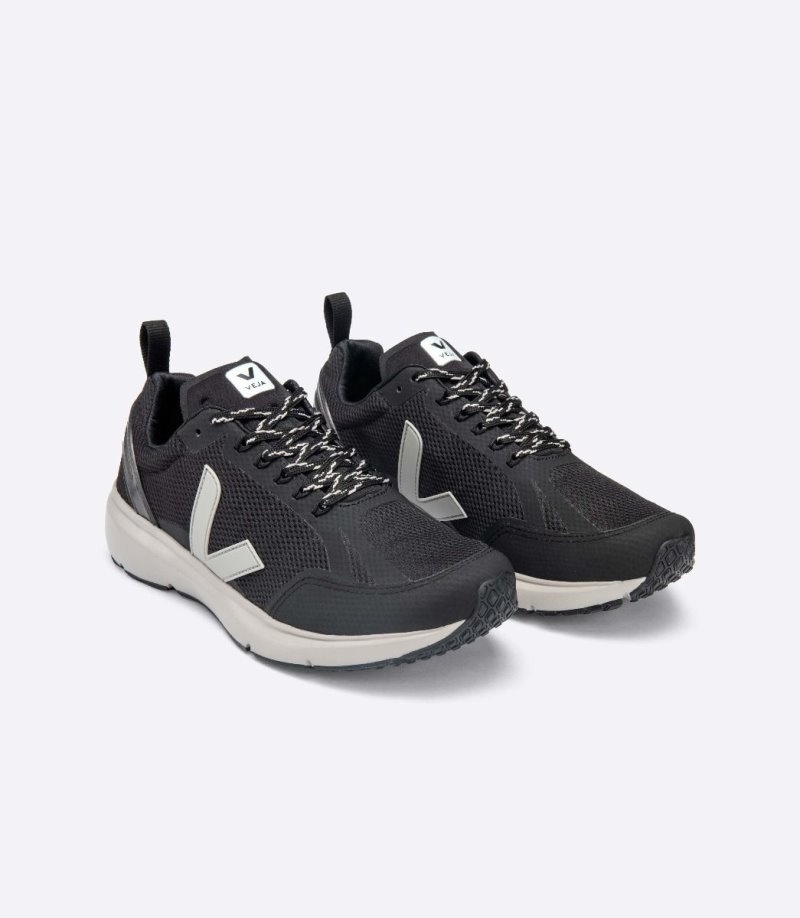 Womens Veja Condor 2 Alveomesh Trainers Black / Grey KSA | 9G1DL2