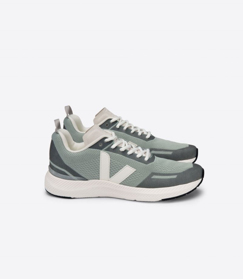 Womens Veja Impala Jacquard Trainers Light Green / Cream KSA | EMNOOA