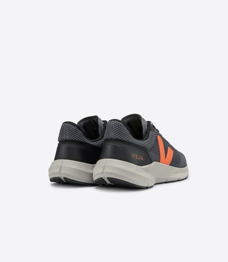 Womens Veja Marlin Lt V Knit Trainers Dark Grey / Orange KSA | 6E250G