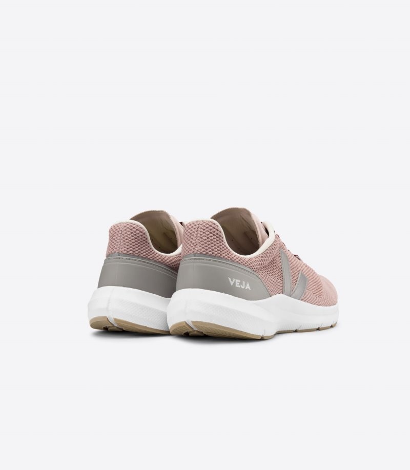 Womens Veja Marlin Lt V Knit Trainers Pink / Silver KSA | QUFJLY