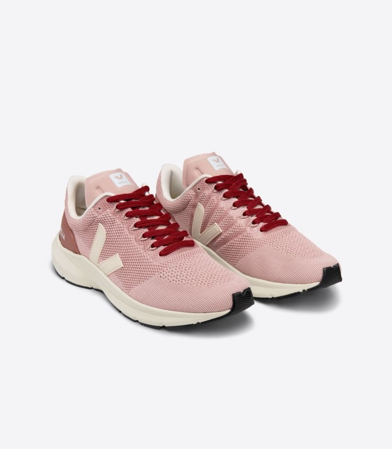 Womens Veja Marlin Lt V-knit Trainers Pink KSA | FGYXWT