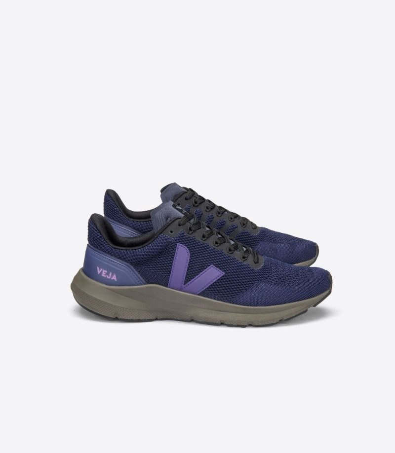 Womens Veja Marlin V-knit Trainers Purple / Dark Grey KSA | GE1ARS