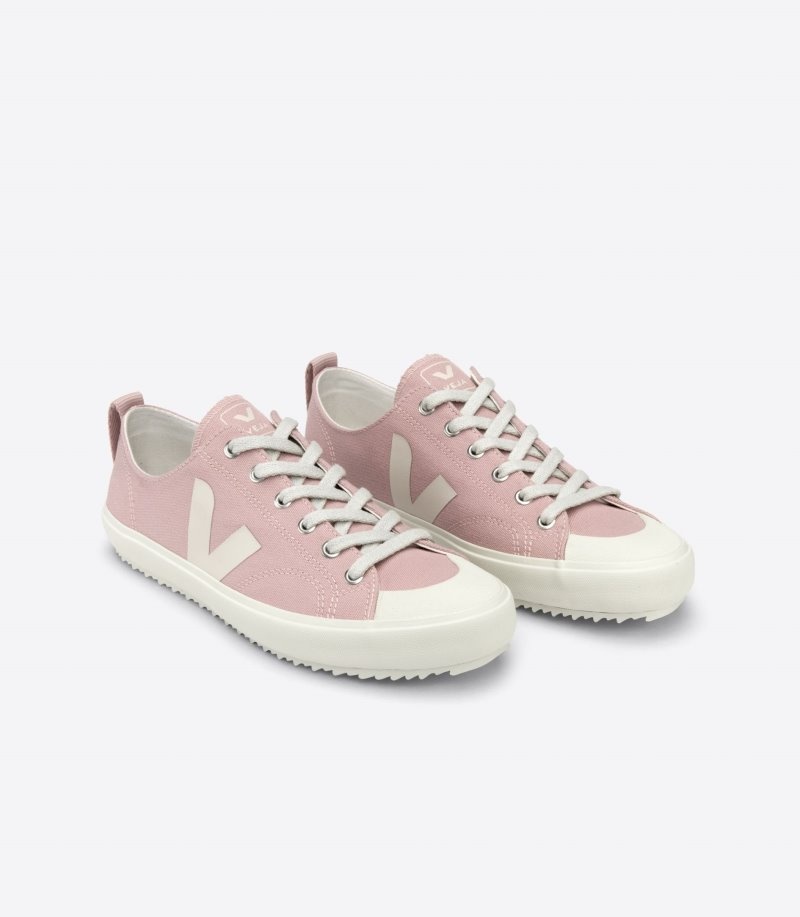 Womens Veja Nova Canvas Trainers Pink KSA | BZG-6862