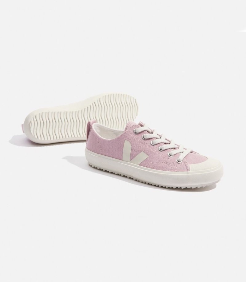 Womens Veja Nova Canvas Trainers Pink KSA | BZG-6862