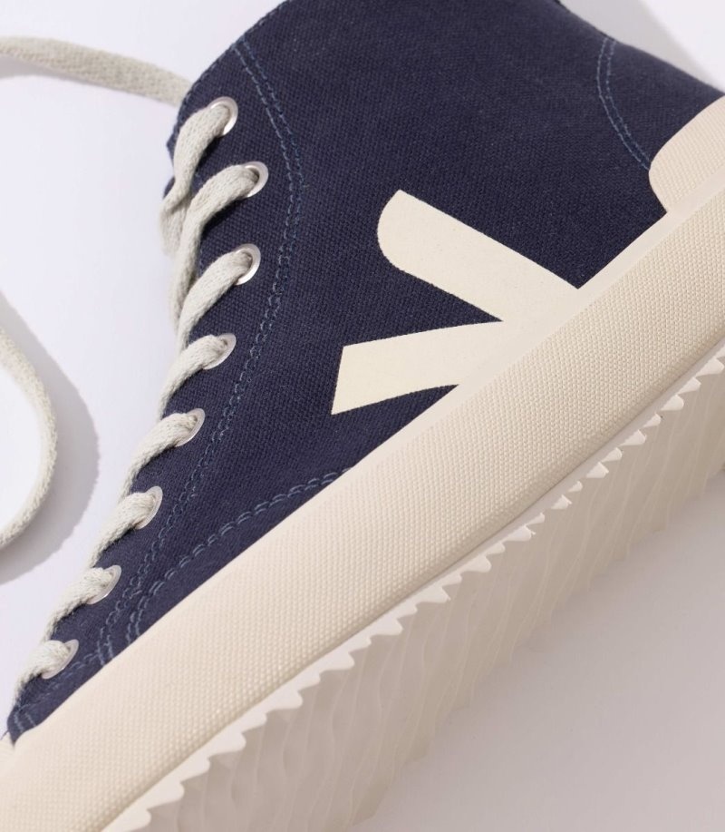 Womens Veja Nova Ht Canvas Trainers Navy KSA | TXL-9934