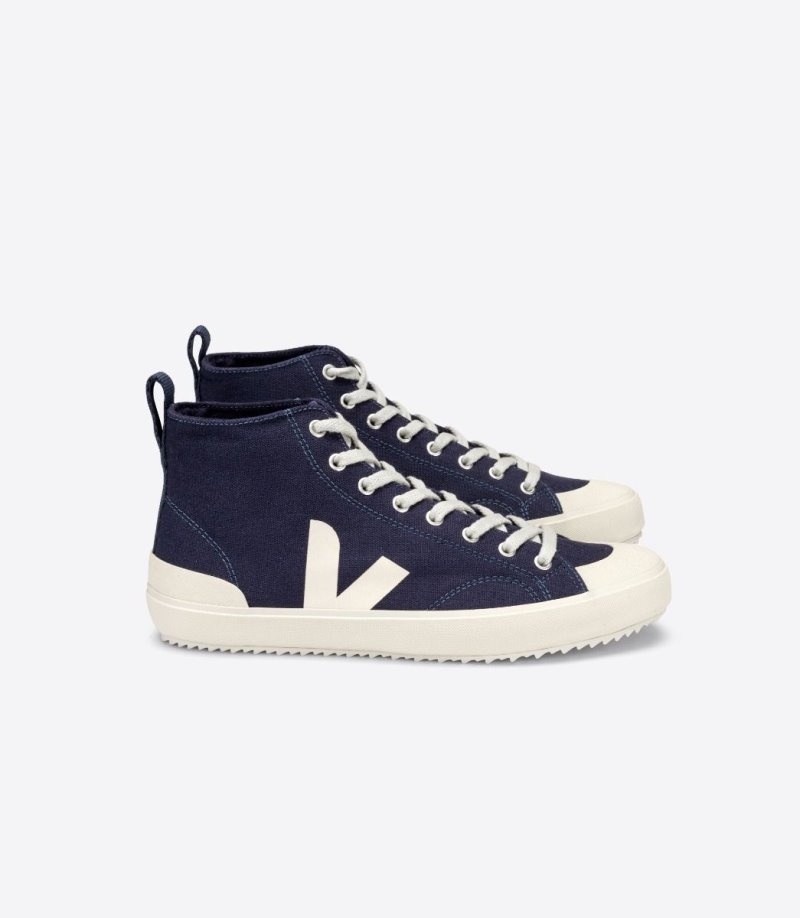 Womens Veja Nova Ht Canvas Trainers Navy KSA | TXL-9934