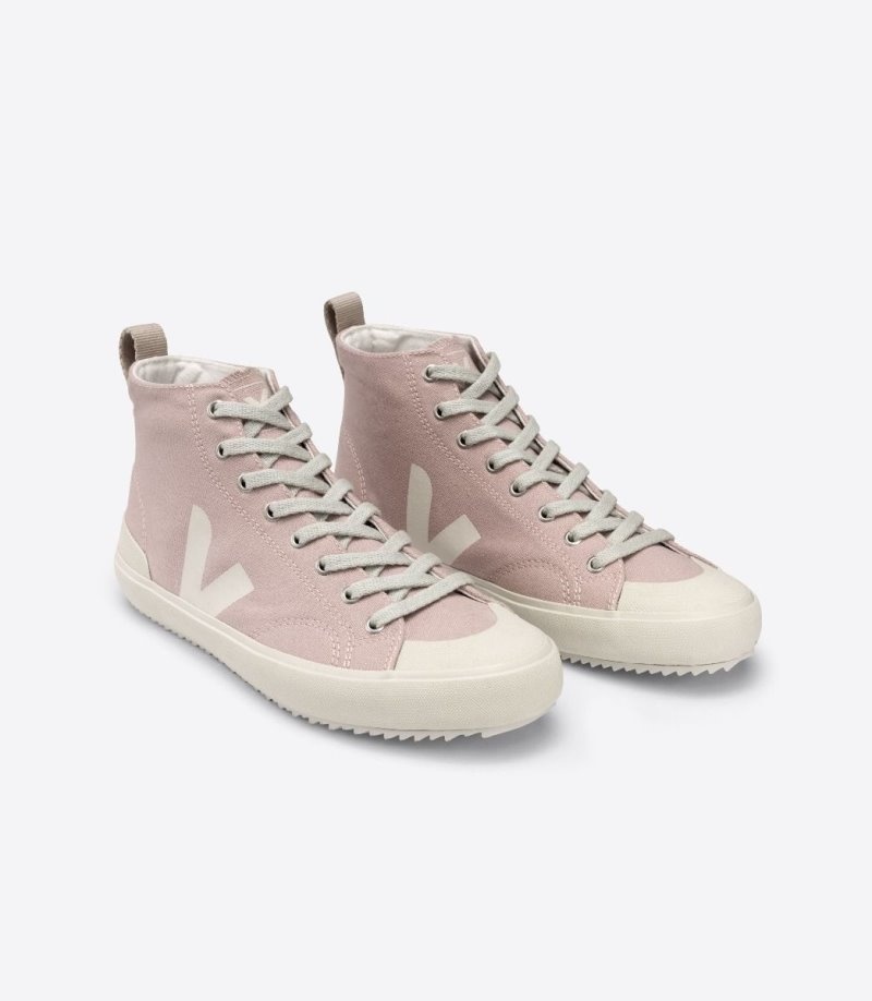 Womens Veja Nova Ht Canvas Trainers Pink KSA | FGY-0479