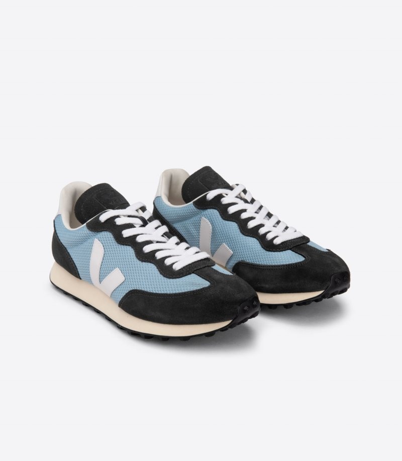 Womens Veja Rio Branco Alveomesh Trainers Blue / White / Dark Grey KSA | 7IRWFL