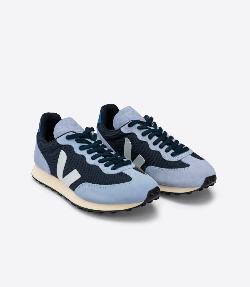 Womens Veja Rio Branco Alveomesh Trainers Navy / Blue KSA | A0QQR6